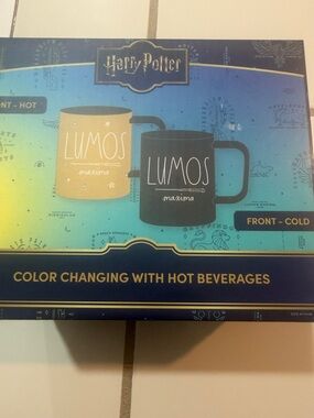 Rae Dunn Black and White "LUMOS maxima" Ceramic Mug